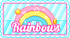 Rainbows stamp